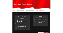 Desktop Screenshot of bayareapianorentals.com