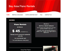 Tablet Screenshot of bayareapianorentals.com